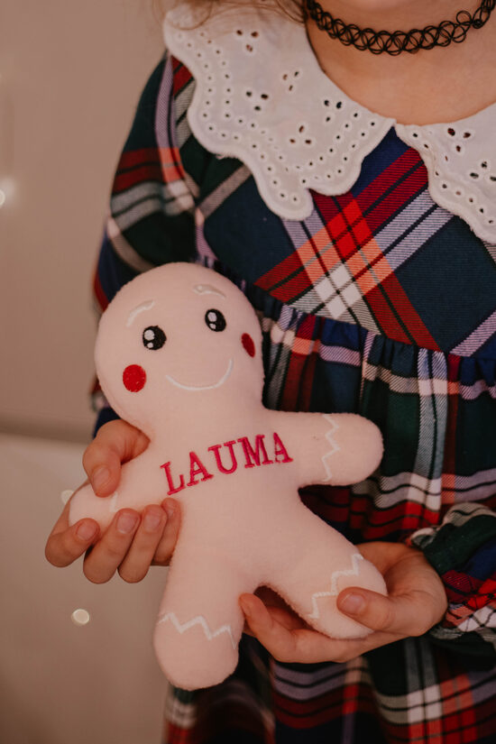 GAIŠI ROZĀ PERSONALIZĒTS PIPARKŪKU VĪRIŅŠ